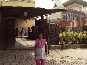 My Wife at The Ashram of Sant Keena Ram 
