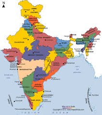 Political Map of India 
